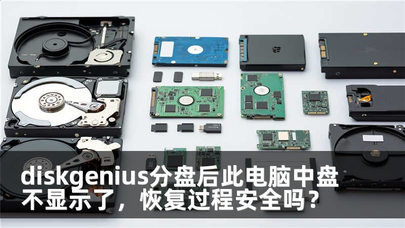 diskgenius分盘后此电脑中盘不显示了，恢复过程安全吗？