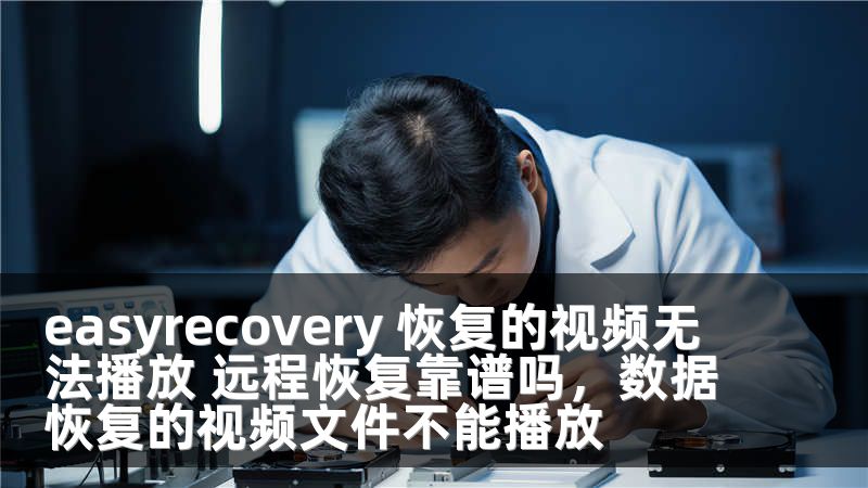 easyrecovery 恢复的视频无法播放 远程恢复靠谱吗，数据恢复的视频文件不能播放