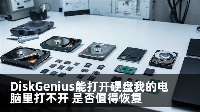 DiskGenius能打开硬盘我的电脑里打不开 是否值得恢复