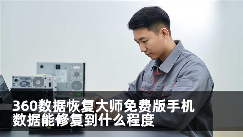 360数据恢复大师免费版手机 数据能修复到什么程度