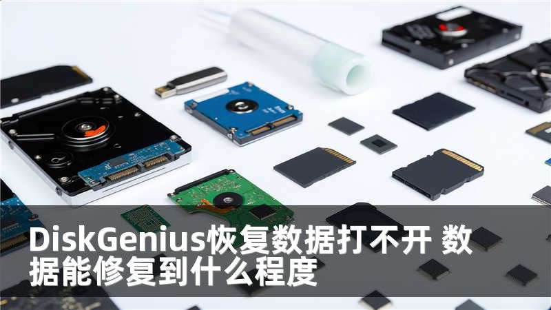 DiskGenius恢复数据打不开 数据能修复到什么程度