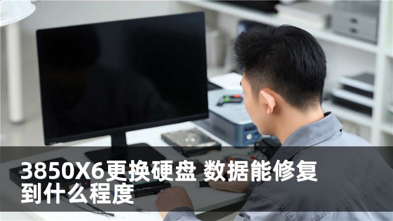 3850X6更换硬盘 数据能修复到什么程度