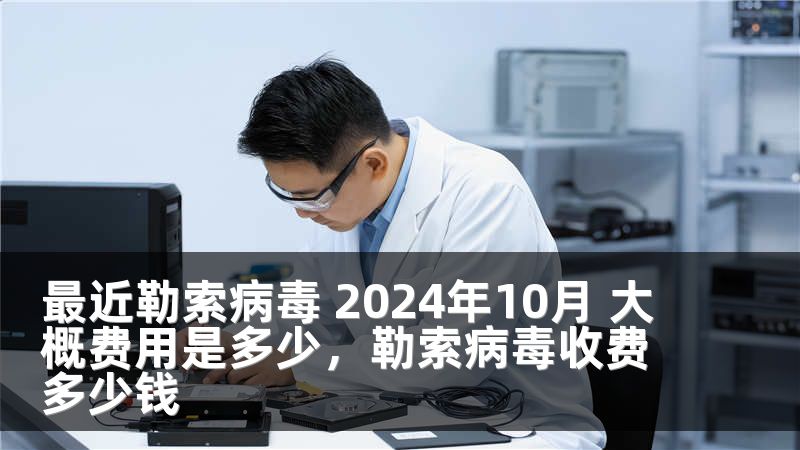 最近勒索病毒 2024年10月 大概费用是多少，勒索病毒收费多少钱