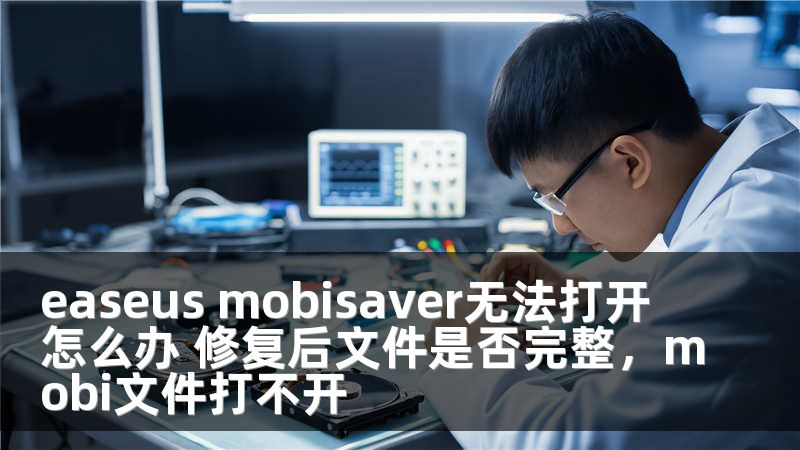 easeus mobisaver无法打开怎么办 修复后文件是否完整，mobi文件打不开