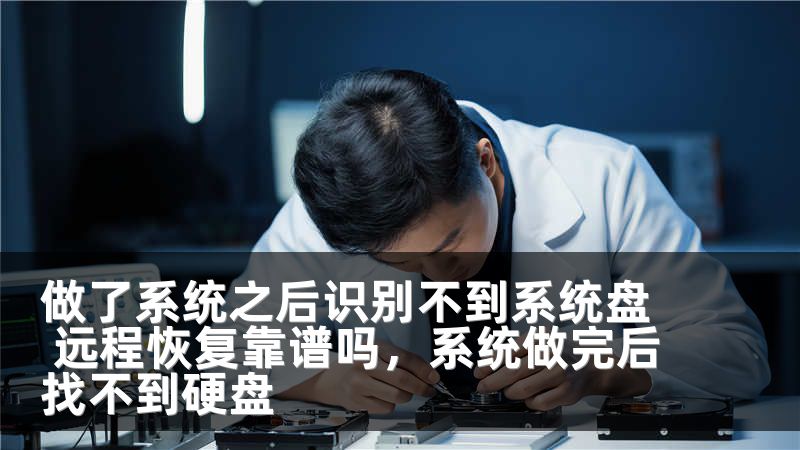 做了系统之后识别不到系统盘 远程恢复靠谱吗，系统做完后找不到硬盘