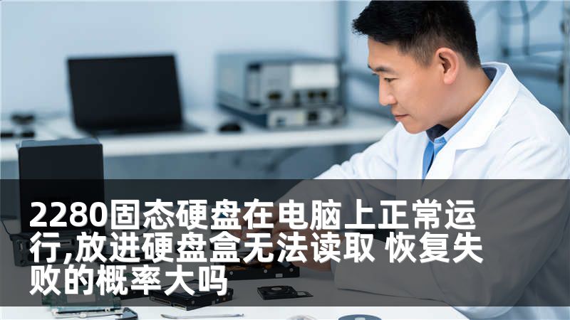 2280固态硬盘在电脑上正常运行,放进硬盘盒无法读取 恢复失败的概率大吗