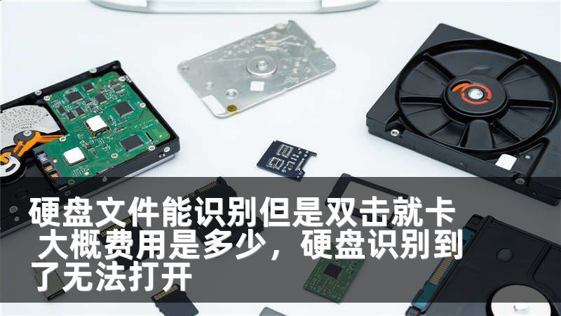 硬盘文件能识别但是双击就卡 大概费用是多少，硬盘识别到了无法打开