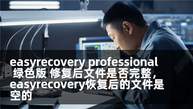 easyrecovery professional 绿色版 修复后文件是否完整，easyrecovery恢复后的文件是空的