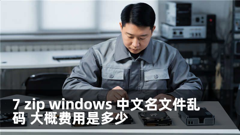 7 zip windows 中文名文件乱码 大概费用是多少