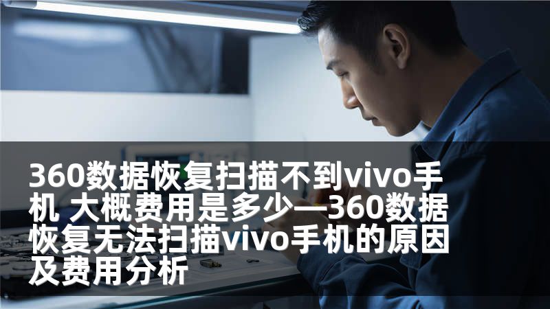 360数据恢复扫描不到vivo手机 大概费用是多少—360数据恢复无法扫描vivo手机的原因及费用分析