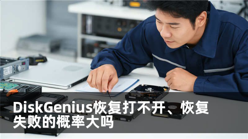DiskGenius恢复打不开、恢复失败的概率大吗