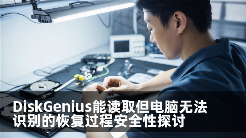 DiskGenius能读取但电脑无法识别的恢复过程安全性探讨