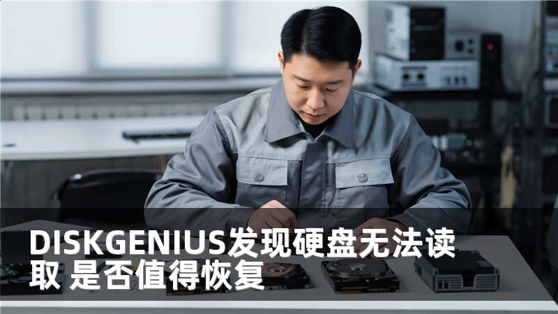DISKGENIUS发现硬盘无法读取 是否值得恢复