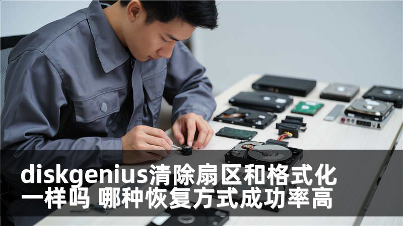 diskgenius清除扇区和格式化一样吗 哪种恢复方式成功率高