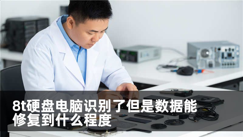 8t硬盘电脑识别了但是数据能修复到什么程度