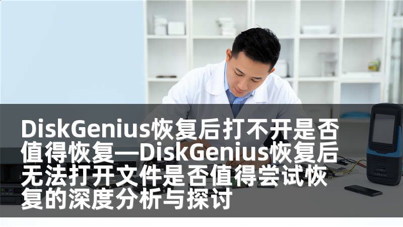 DiskGenius恢复后打不开是否值得恢复—DiskGenius恢复后无法打开文件是否值得尝试恢复的深度分析与探讨
