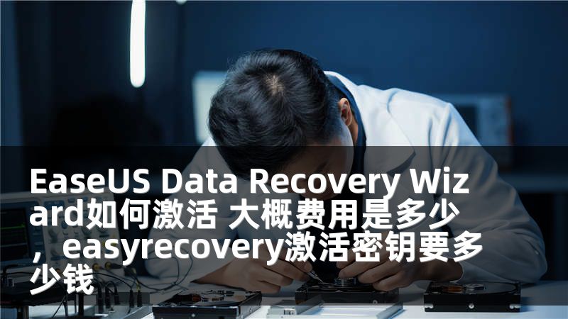 EaseUS Data Recovery Wizard如何激活 大概费用是多少，easyrecovery激活密钥要多少钱
