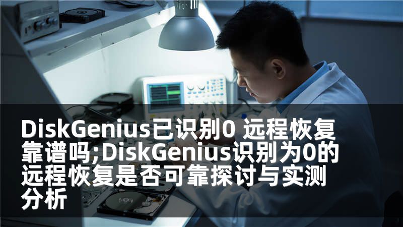 DiskGenius已识别0 远程恢复靠谱吗;DiskGenius识别为0的远程恢复是否可靠探讨与实测分析