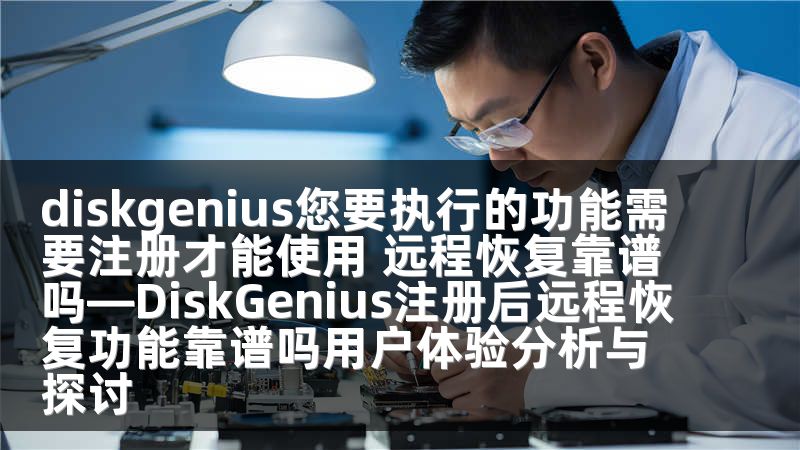 diskgenius您要执行的功能需要注册才能使用 远程恢复靠谱吗—DiskGenius注册后远程恢复功能靠谱吗用户体验分析与探讨