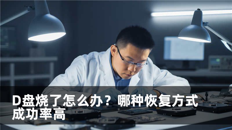 D盘烧了怎么办？哪种恢复方式成功率高