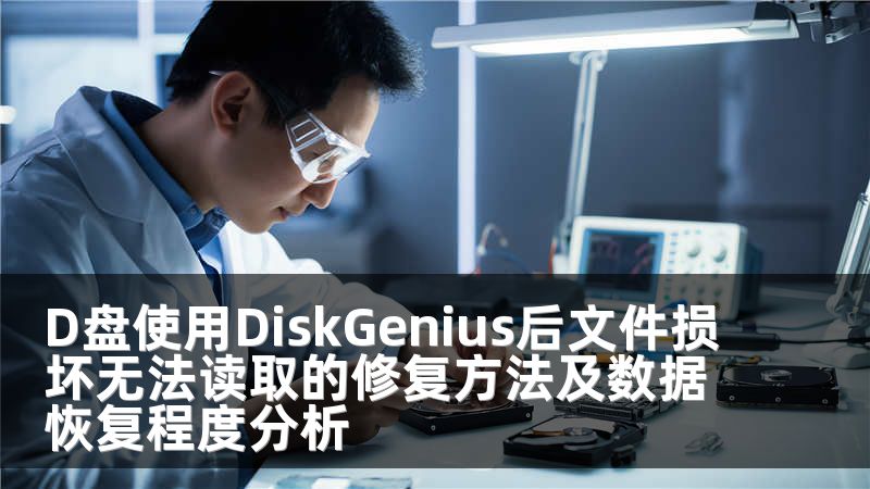 D盘使用DiskGenius后文件损坏无法读取的修复方法及数据恢复程度分析