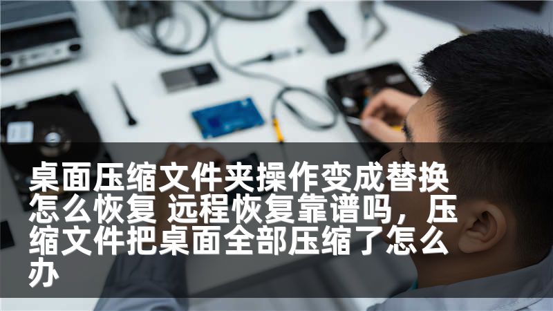 桌面压缩文件夹操作变成替换怎么恢复 远程恢复靠谱吗，压缩文件把桌面全部压缩了怎么办