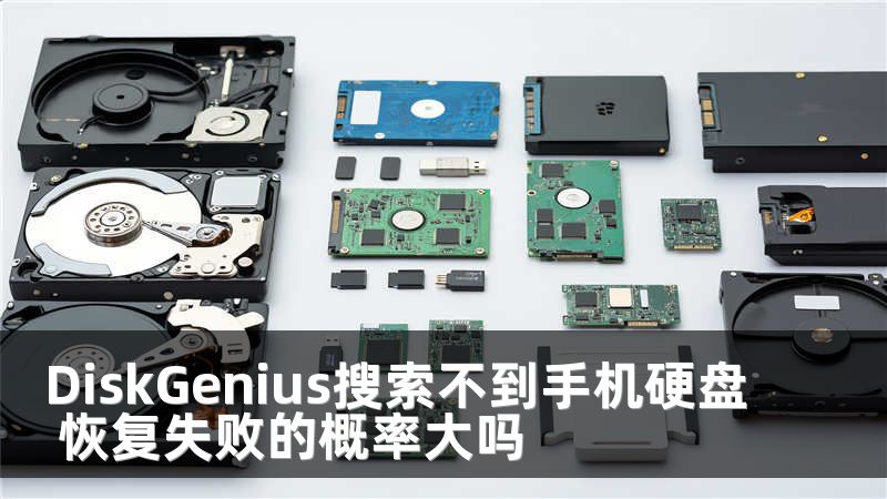 DiskGenius搜索不到手机硬盘 恢复失败的概率大吗