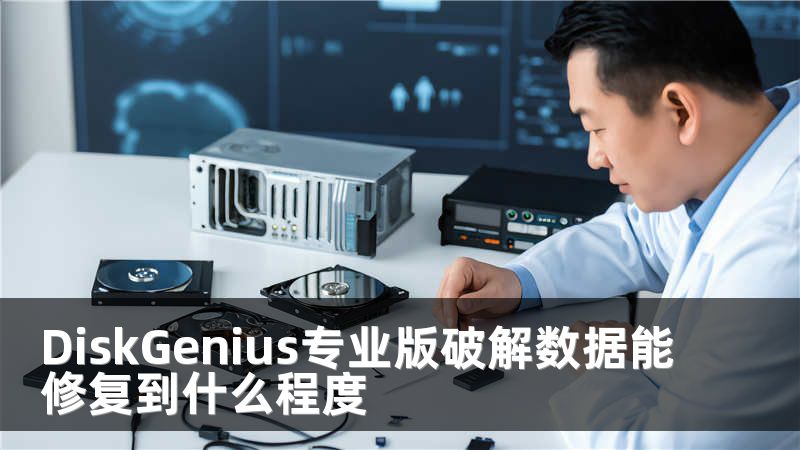 DiskGenius专业版破解数据能修复到什么程度