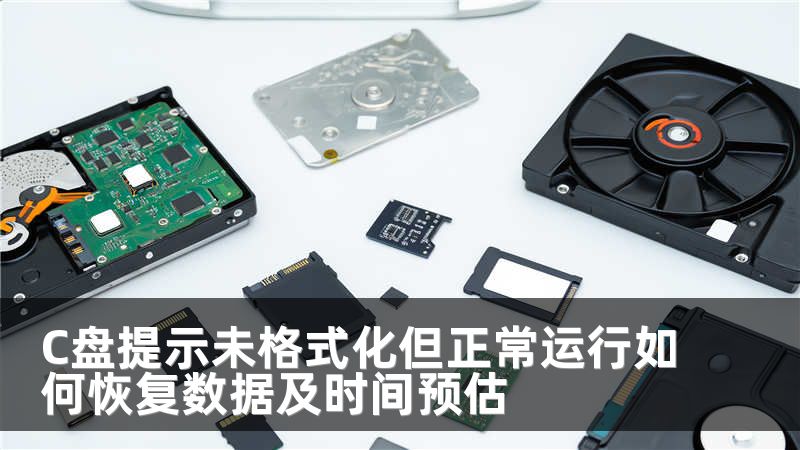 C盘提示未格式化但正常运行如何恢复数据及时间预估