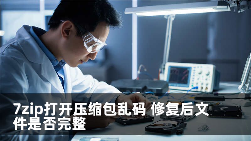 7zip打开压缩包乱码 修复后文件是否完整