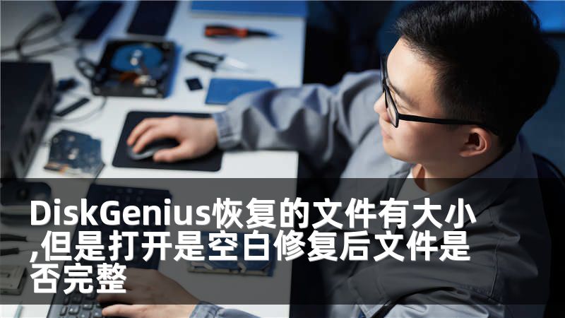 DiskGenius恢复的文件有大小,但是打开是空白修复后文件是否完整