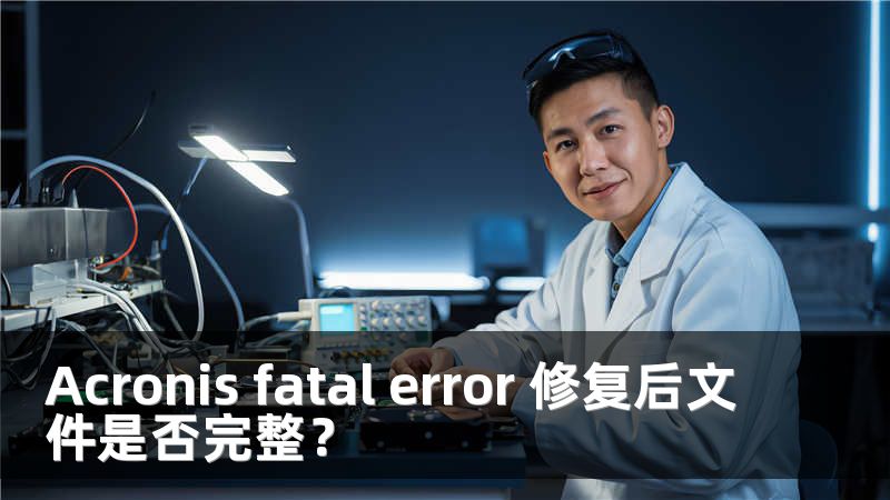 Acronis fatal error 修复后文件是否完整？