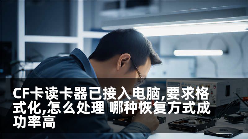 CF卡读卡器已接入电脑,要求格式化,怎么处理 哪种恢复方式成功率高