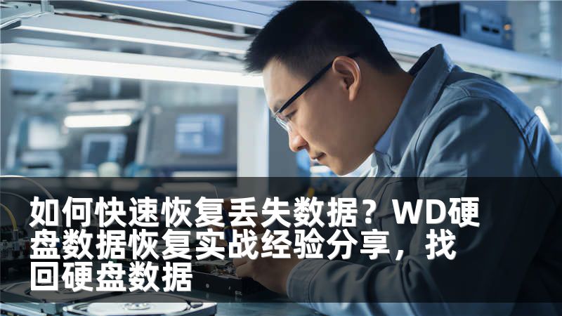 如何快速恢复丢失数据？WD硬盘数据恢复实战经验分享，找回硬盘数据