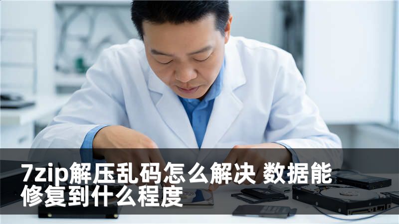 7zip解压乱码怎么解决 数据能修复到什么程度