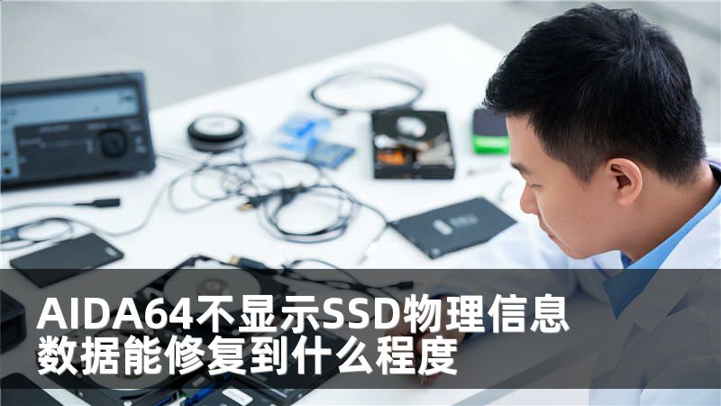 AIDA64不显示SSD物理信息 数据能修复到什么程度