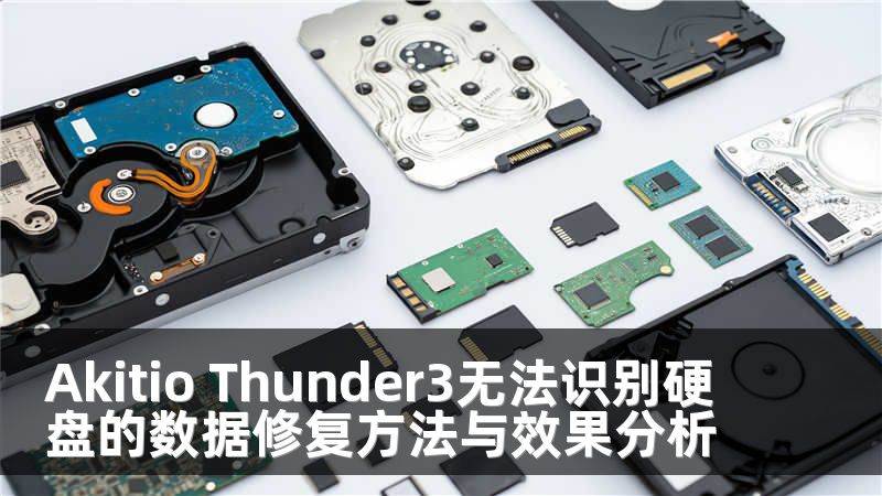 Akitio Thunder3无法识别硬盘的数据修复方法与效果分析