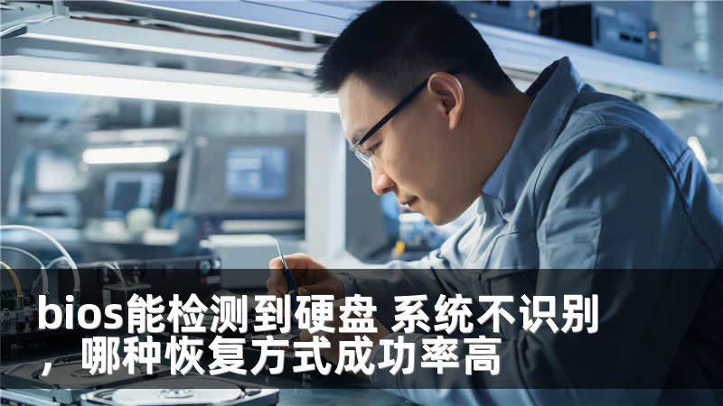 bios能检测到硬盘 系统不识别，哪种恢复方式成功率高