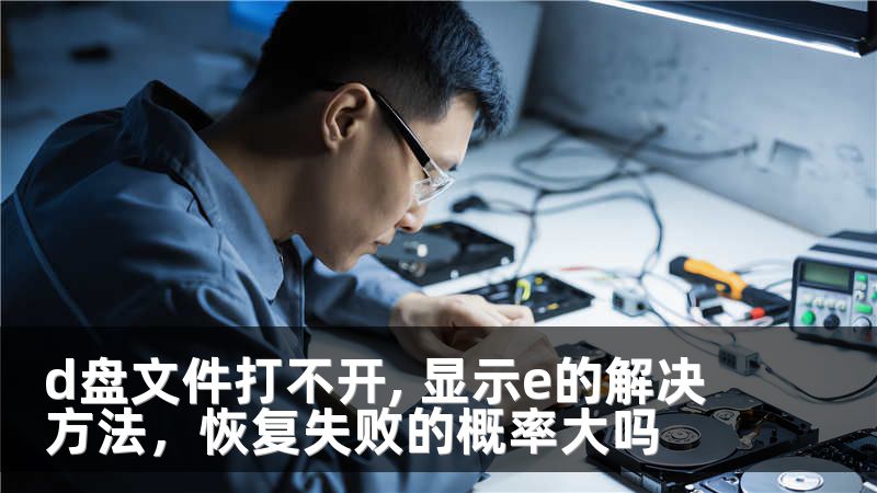 d盘文件打不开, 显示e的解决方法，恢复失败的概率大吗