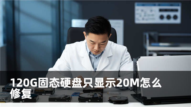 120G固态硬盘只显示20M怎么修复