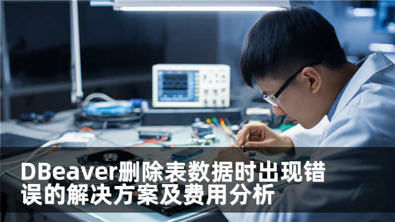 DBeaver删除表数据时出现错误的解决方案及费用分析