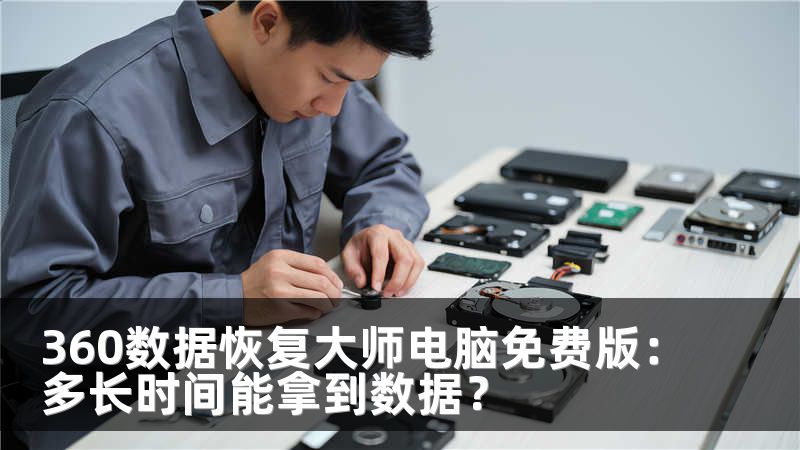 360数据恢复大师电脑免费版：多长时间能拿到数据？