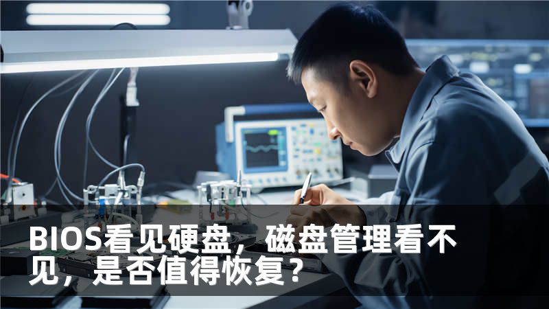 BIOS看见硬盘，磁盘管理看不见，是否值得恢复？