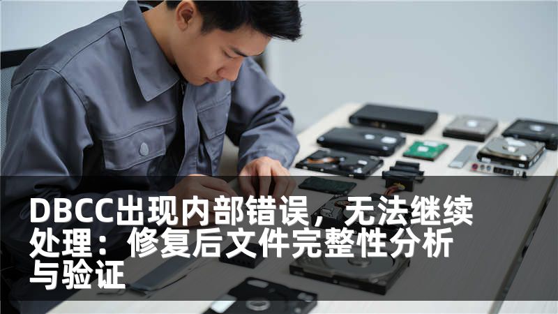 DBCC出现内部错误，无法继续处理：修复后文件完整性分析与验证