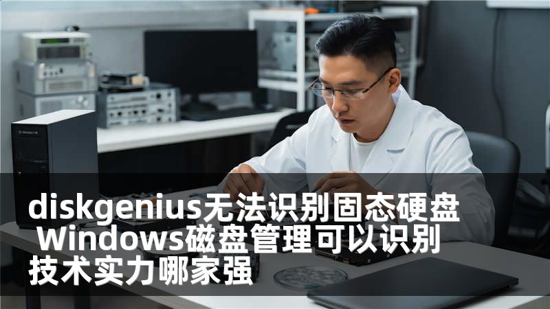 diskgenius无法识别固态硬盘 Windows磁盘管理可以识别 技术实力哪家强