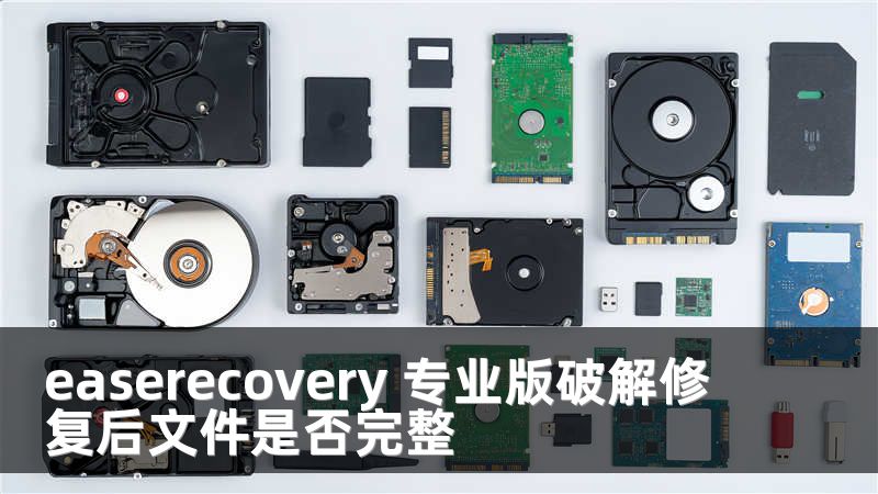 easerecovery 专业版破解修复后文件是否完整