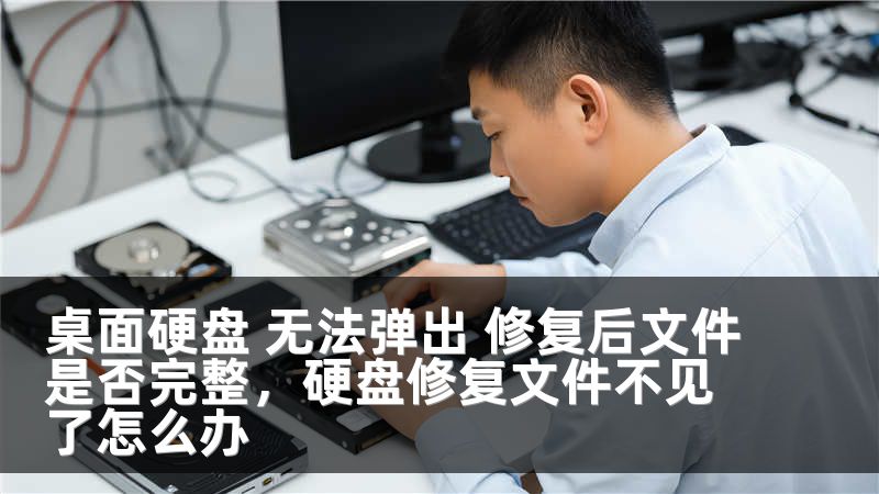 桌面硬盘 无法弹出 修复后文件是否完整，硬盘修复文件不见了怎么办