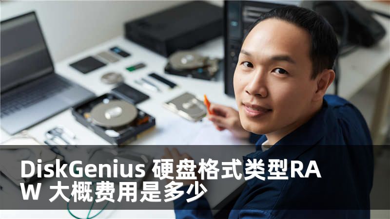 DiskGenius 硬盘格式类型RAW 大概费用是多少