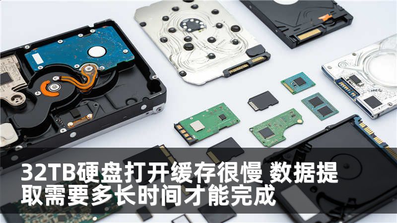 32TB硬盘打开缓存很慢 数据提取需要多长时间才能完成