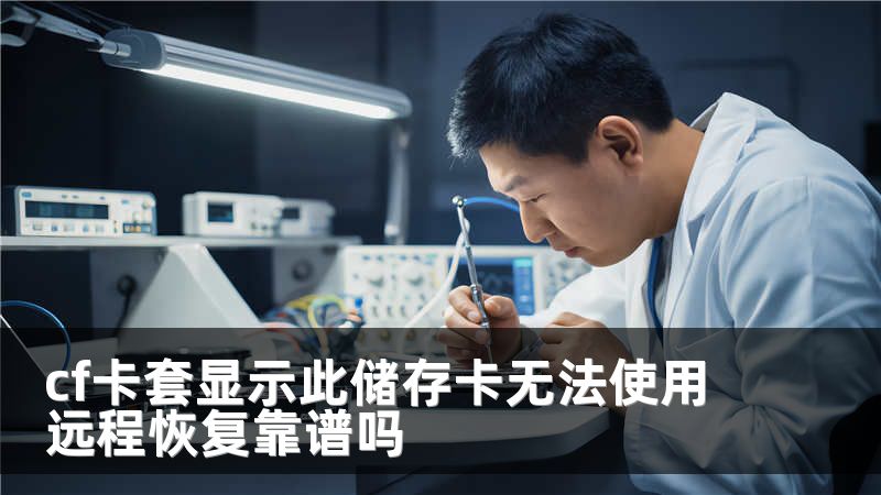cf卡套显示此储存卡无法使用 远程恢复靠谱吗